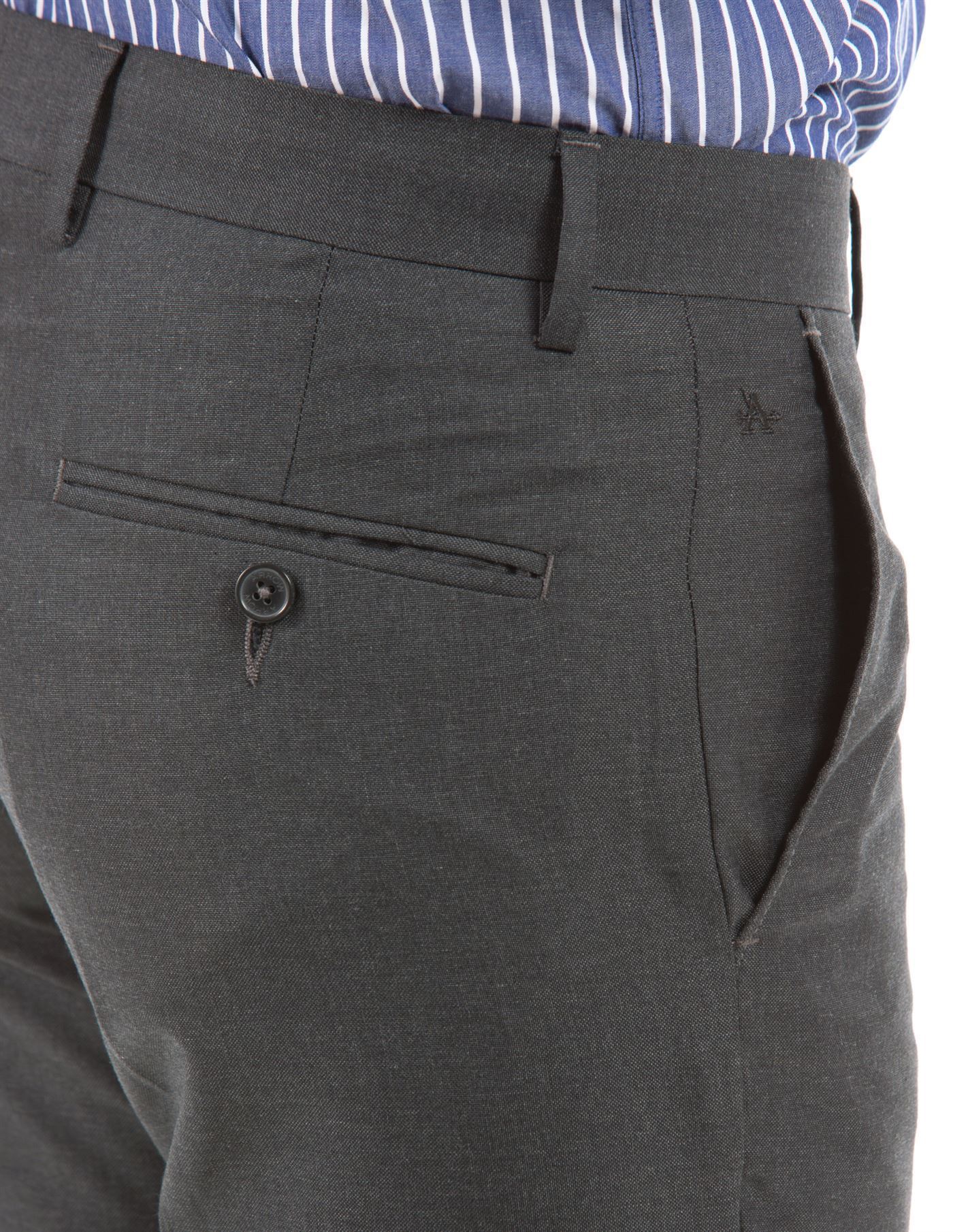 Arrow Men Casual Wear Dark Grey Trousers